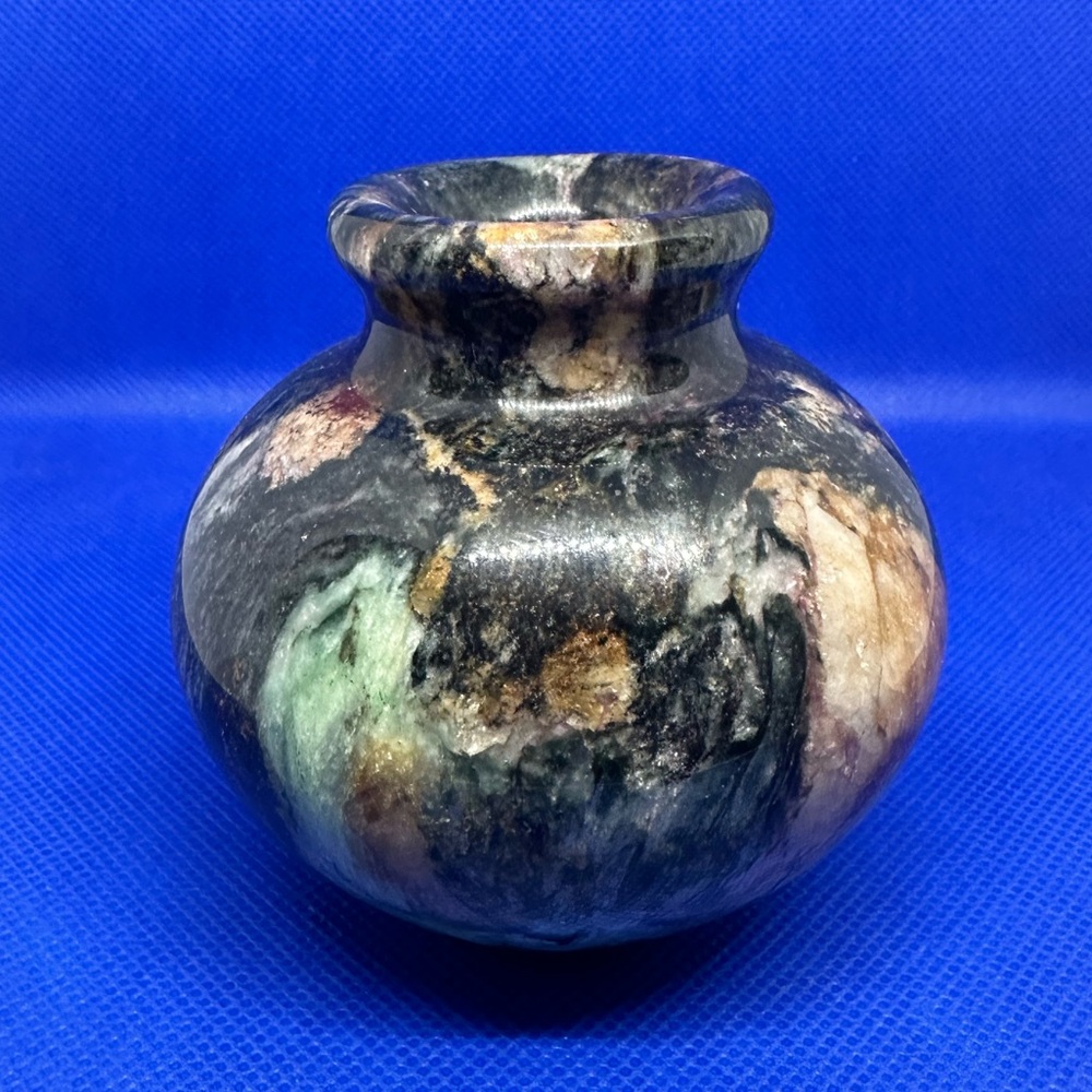 Elegant Multicolor Marble Vase